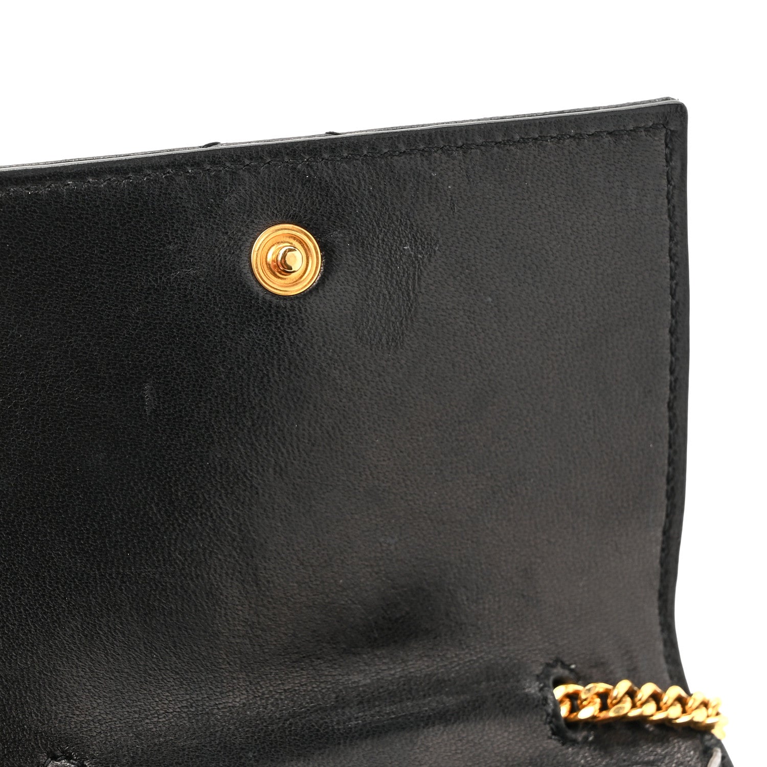 Saint Laurent Lambskin Quilted Monogram Baby Crossbody Bag Black 11 of 14