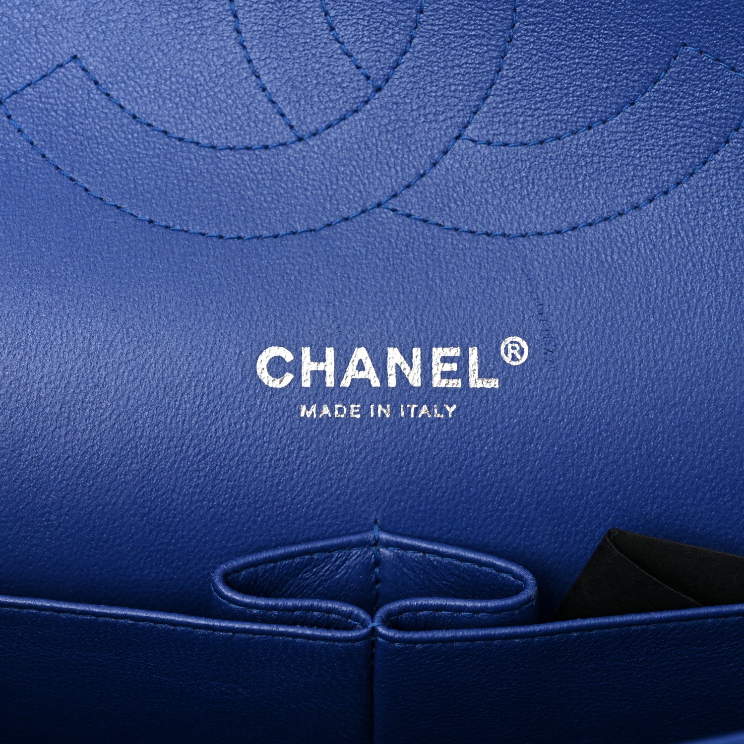 Chanel Patent Quilted Jumbo Double Flap Blue 5 of 9