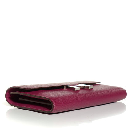 Hermes Epsom Constance Long Wallet Tosca 4 of 11