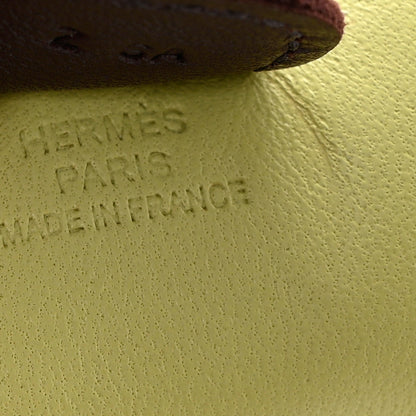 Hermes Milo Lambskin Grigri Rodeo Horse Bag Charm PM Jaune Bourgeon Bleu Brume Rouge Sellier 3 of 4