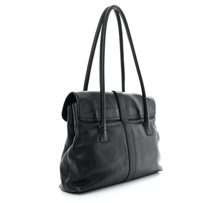 Chanel Calfskin Large Flap Tote Black 3 of 15