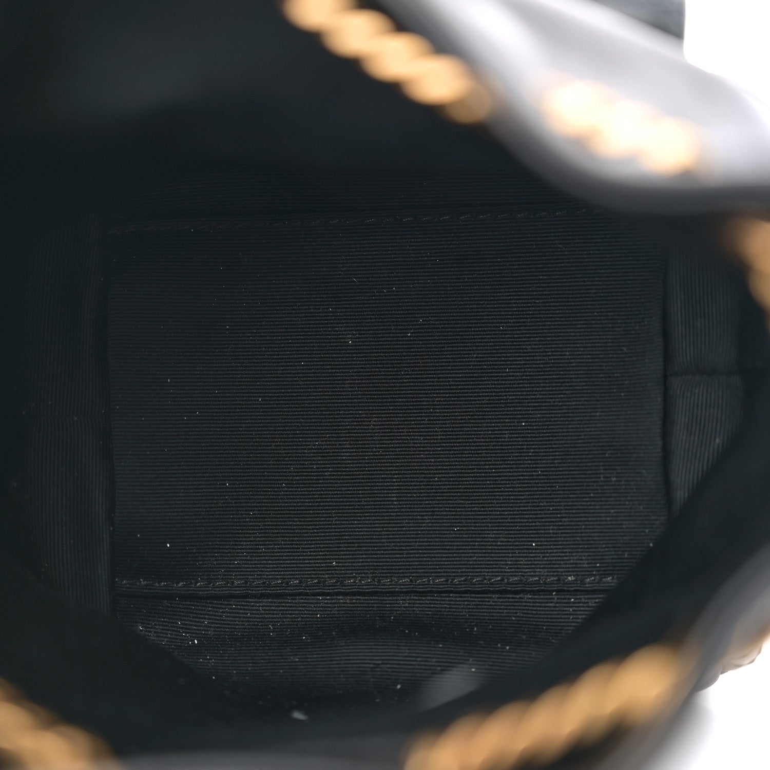 Saint Laurent Lambskin Matelasse Monogram Joe Nano Bucket Bag Black 5 of 11