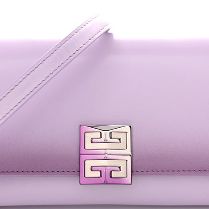Givenchy Box Calfskin Gradient Effect 4G Wallet on Chain Mauve 8 of 11