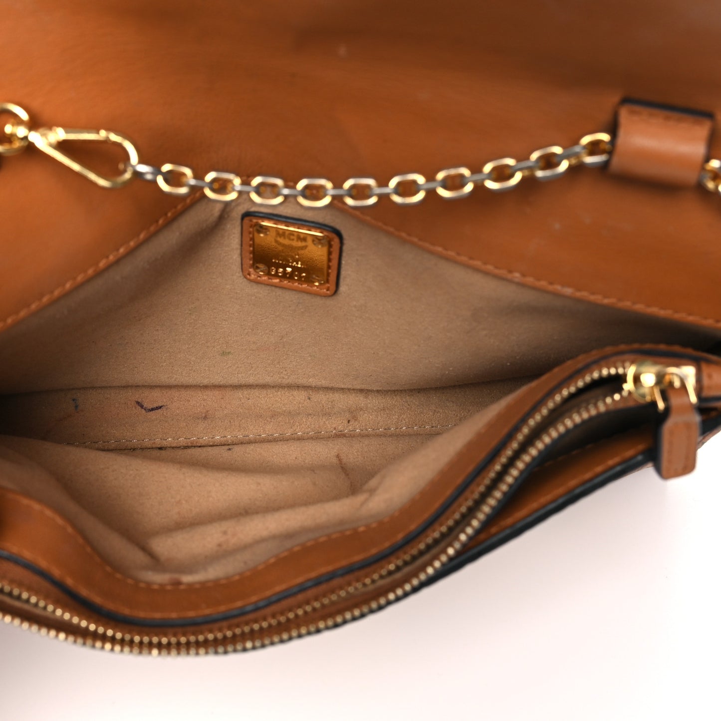Visetos Small Millie Crossbody Bag Cognac