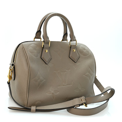 Louis Vuitton Empreinte Monogram Giant Speedy Bandouliere 25 Tourterelle 3 of 11