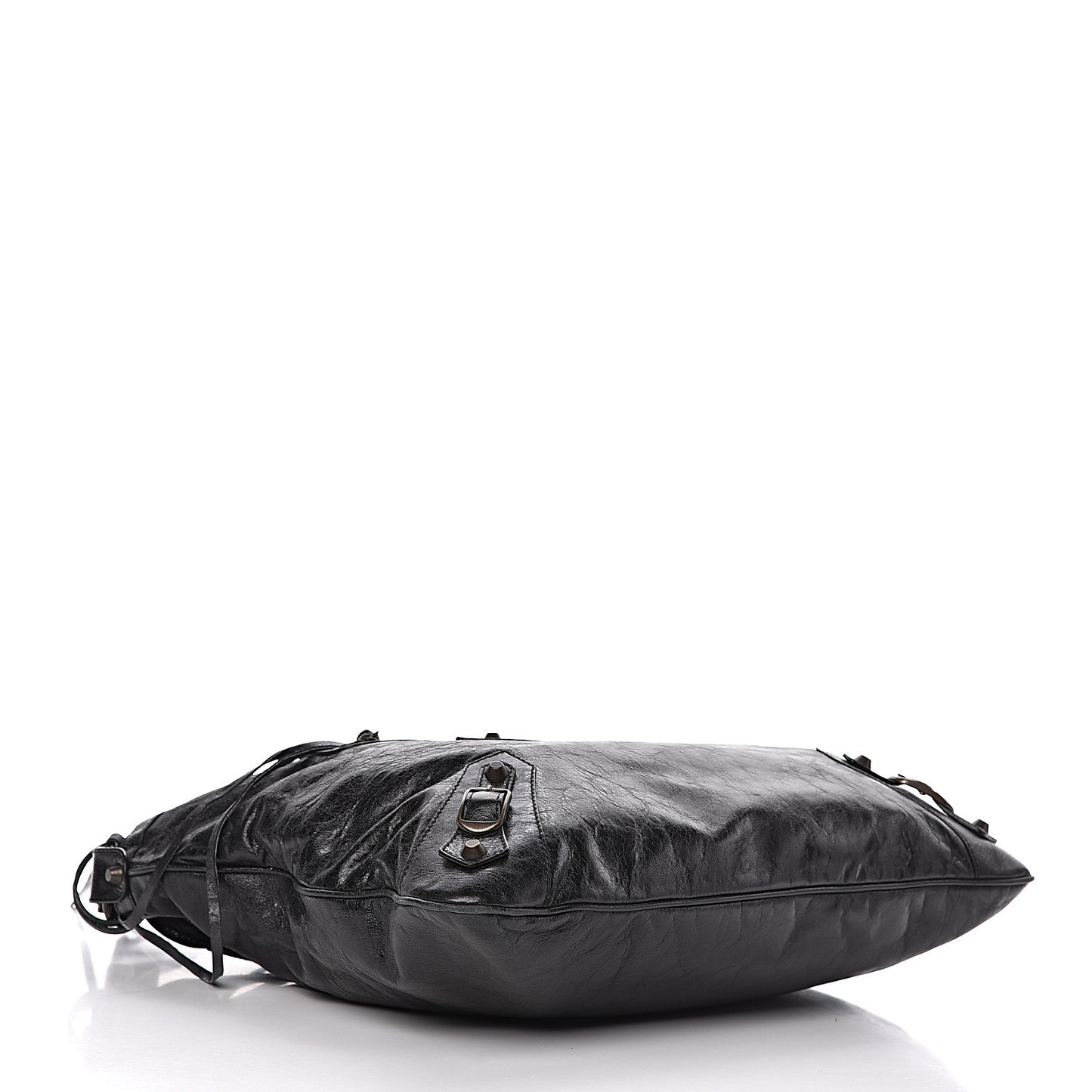 Chevre Classic Hardware Flat Messenger Black