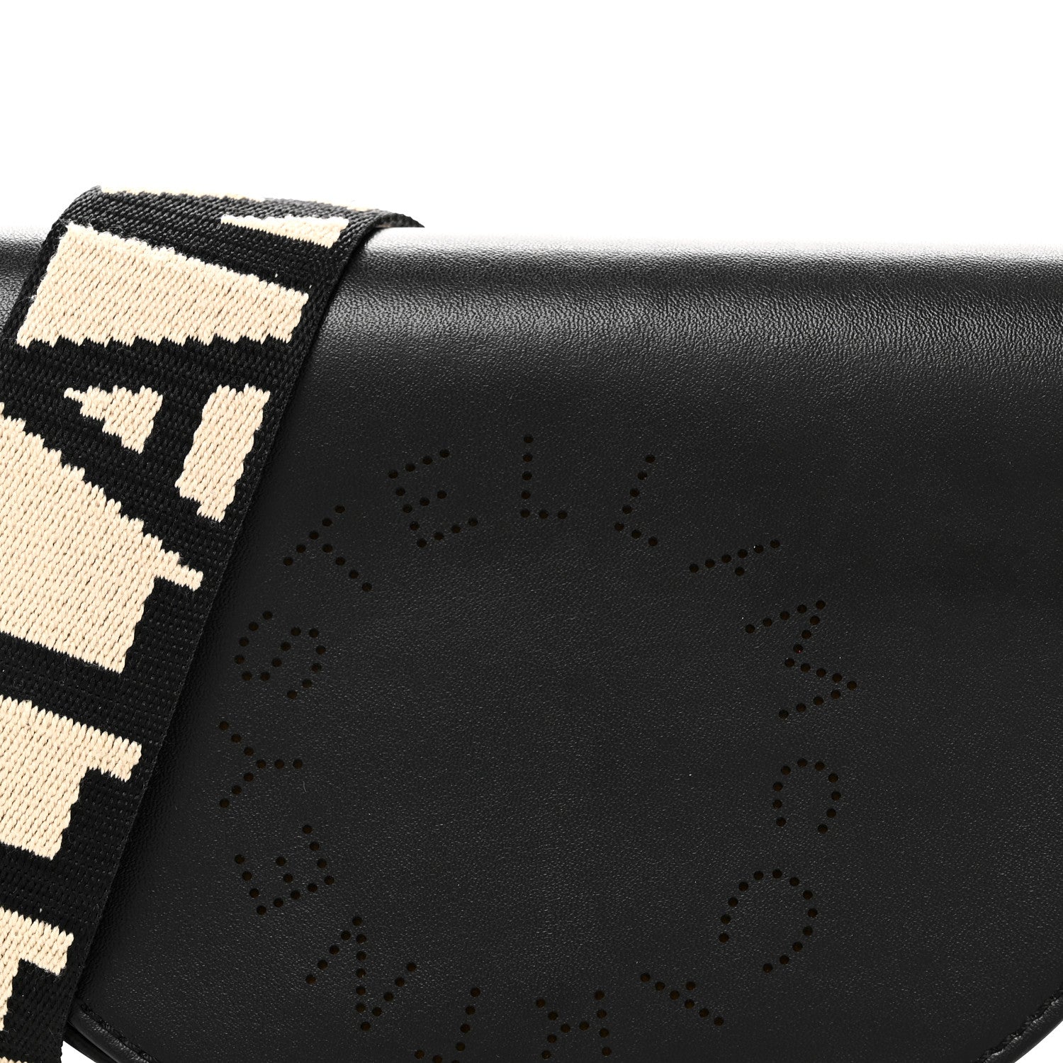 Stella McCartney Eco Soft Alter Nappa Perforated Logo Mini Marlee