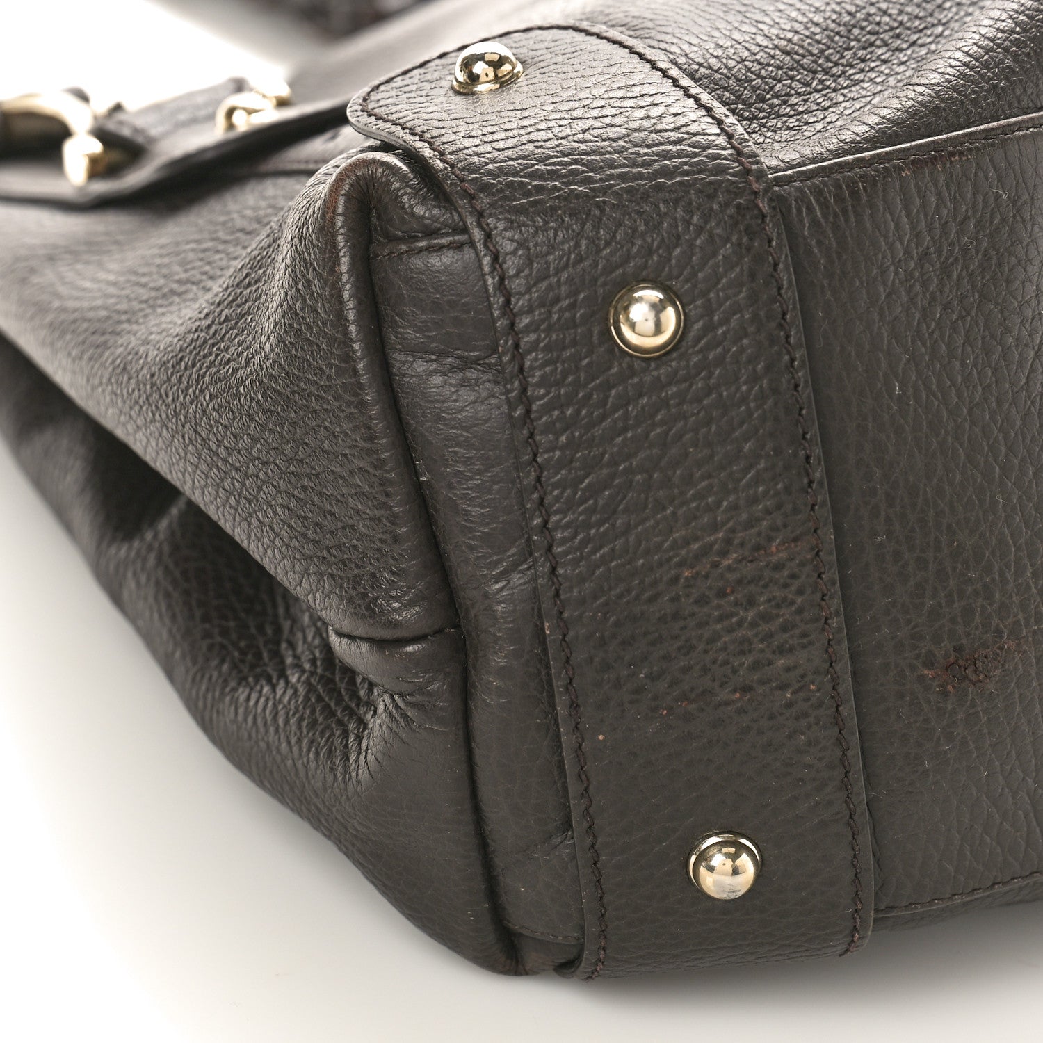 Gucci Calfskin Medium Pelham Shoulder Bag Dark Brown 8 of 15