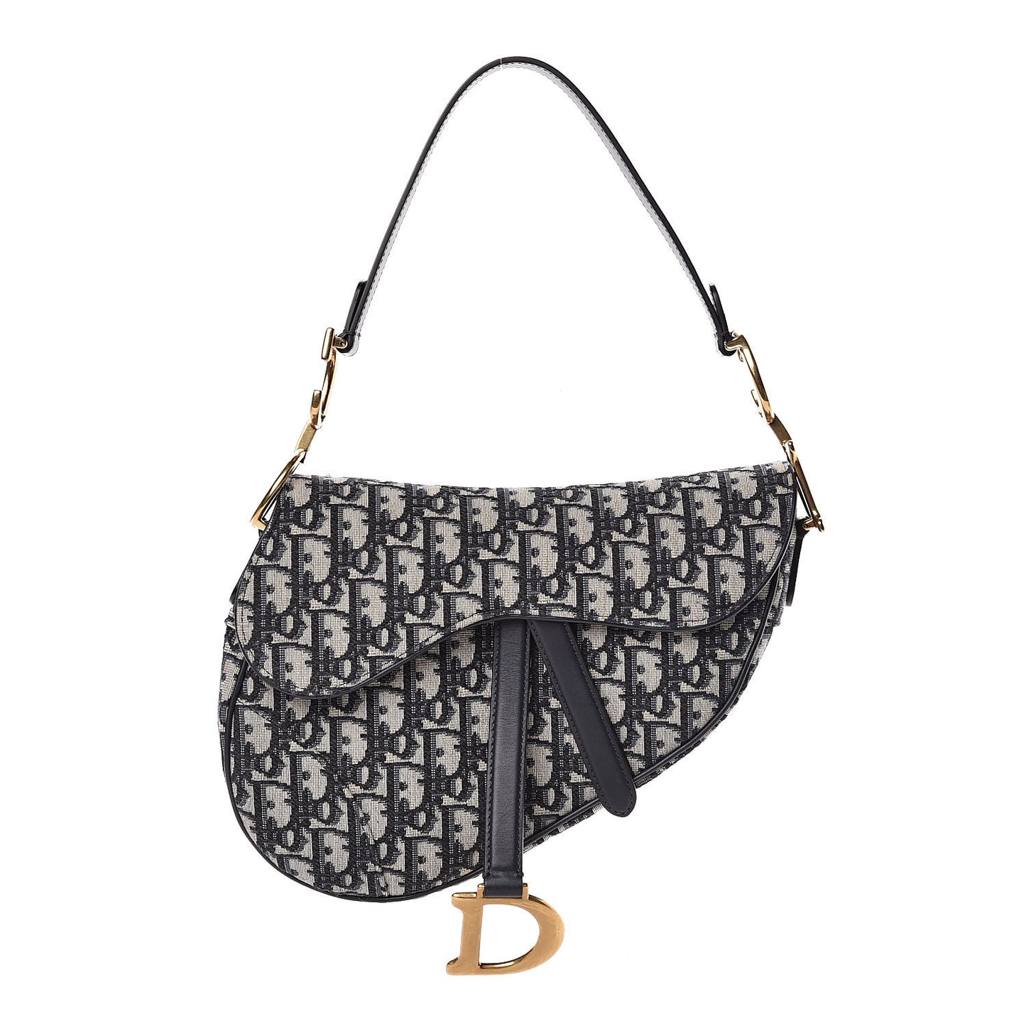 Oblique Saddle Bag Blue