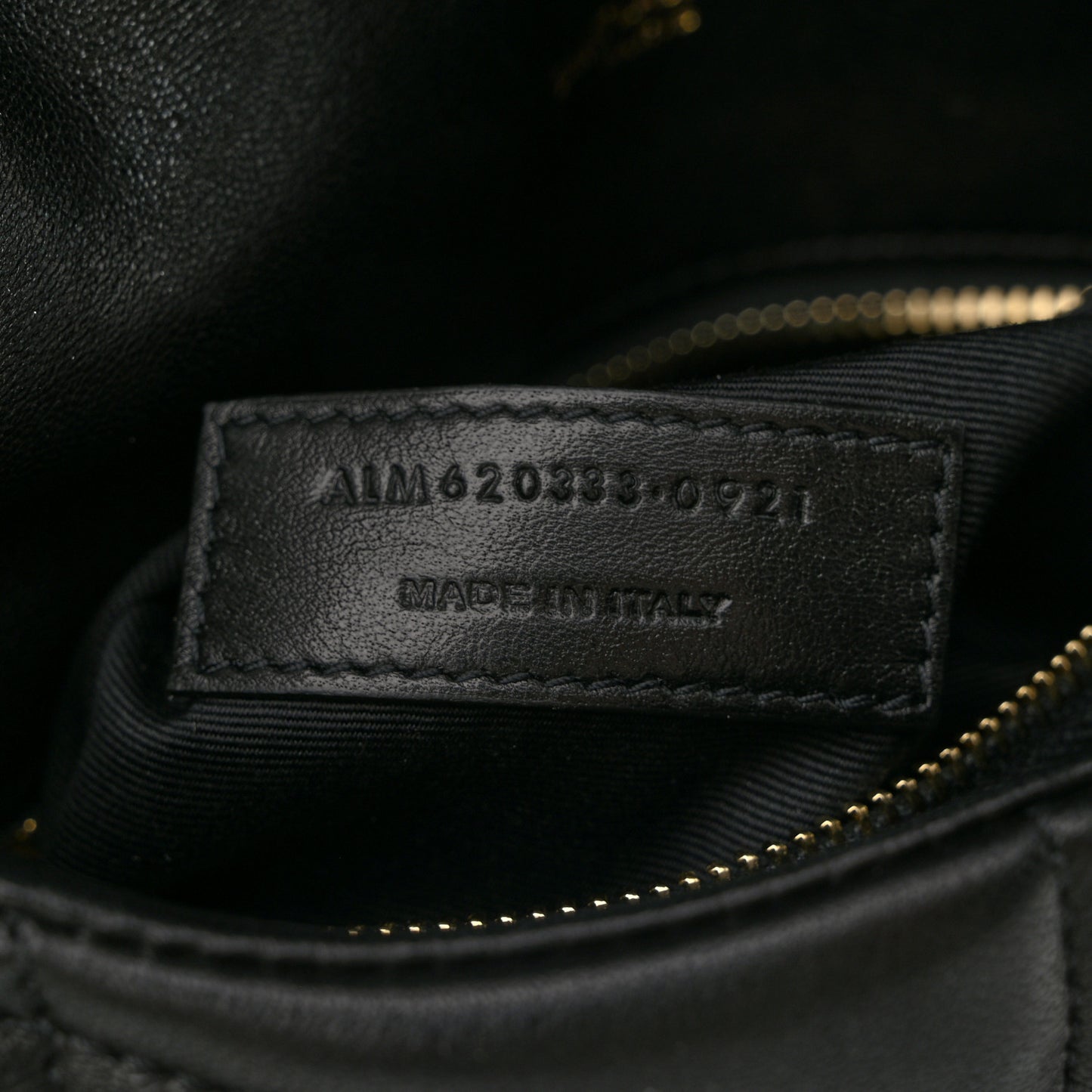 Lambskin Quilted Toy Loulou Puffer Monogram Chain Satchel Black