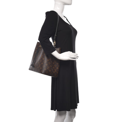 Louis Vuitton Monogram Neonoe MM Black 2 of 10