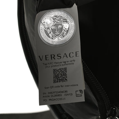 Versace Nylon Crossbody Bag Black 7 of 13
