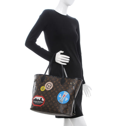 Louis Vuitton Monogram World Tour Neverfull MM 2 of 12