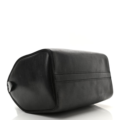 Louis Vuitton Epi Speedy 25 Black 4 of 11