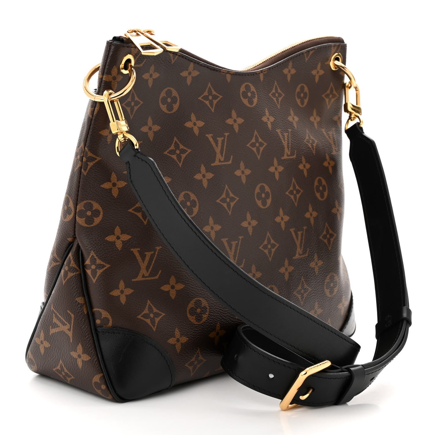 Louis Vuitton Monogram Odeon MM Black 3 of 9