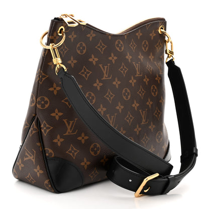 Louis Vuitton Monogram Odeon MM Black 3 of 9
