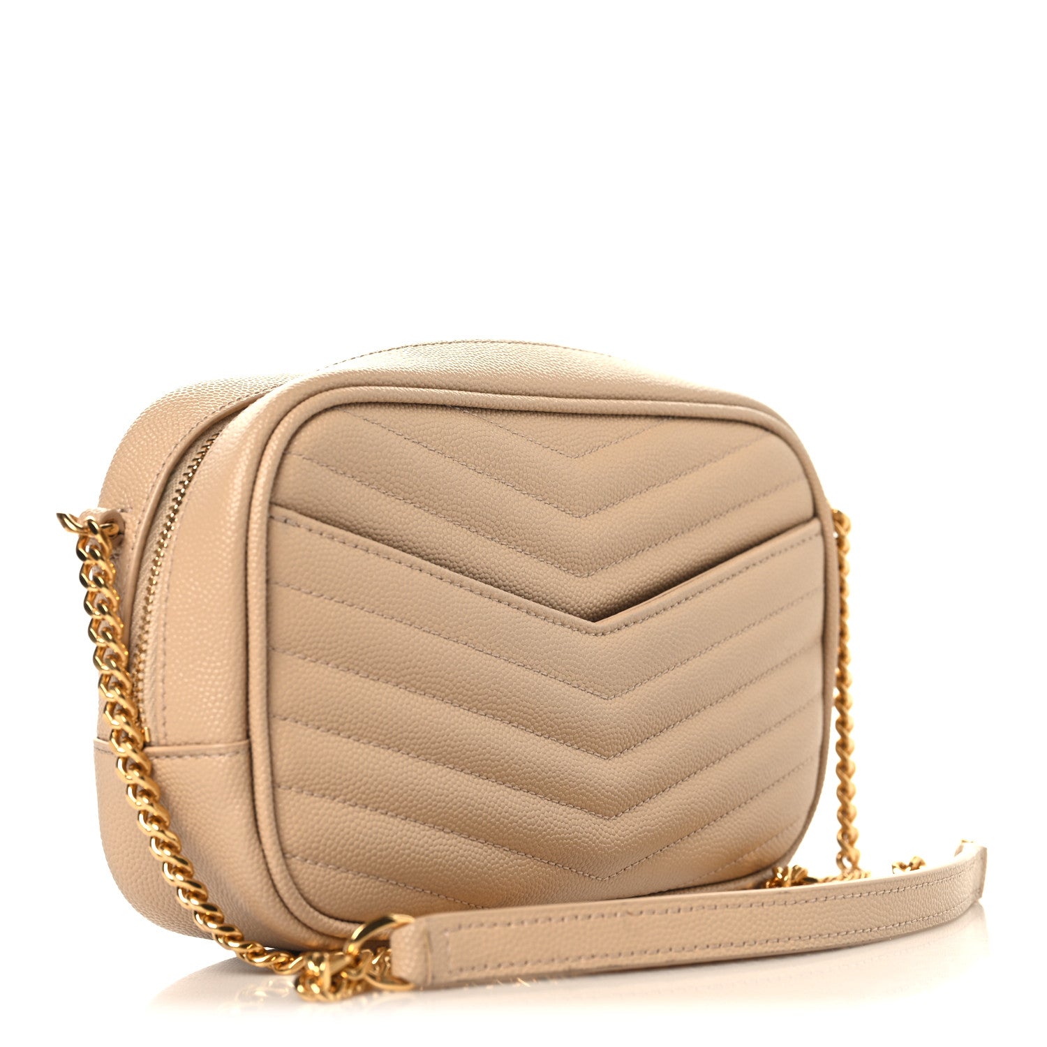 Saint Laurent Grain De Poudre Matelasse Monogram Mini Lou Camera Bag New Powder 3 of 10