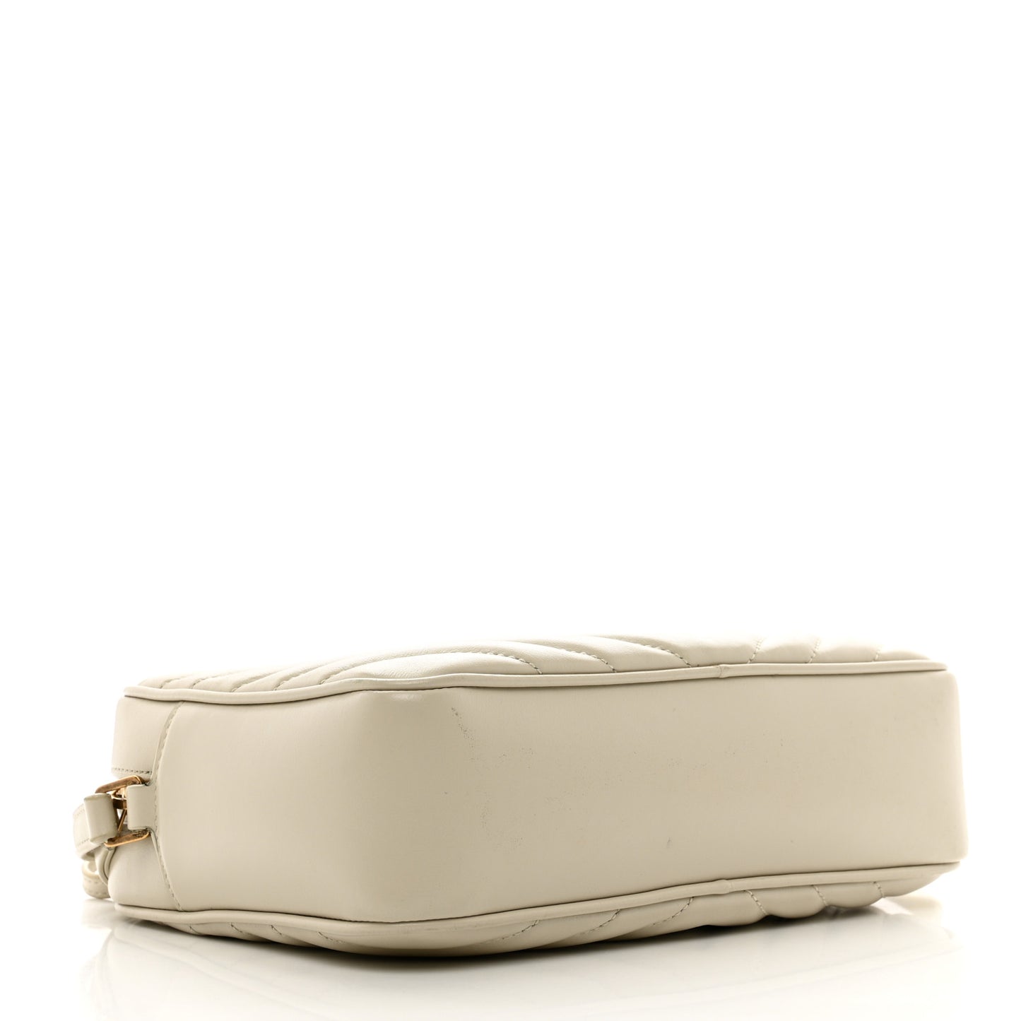 Calfskin Matelasse Monogram Lou Camera Bag Crema Soft