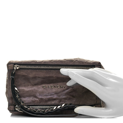 Givenchy Sugar Goatskin Pandora Wristlet Charcoal 2 of 8