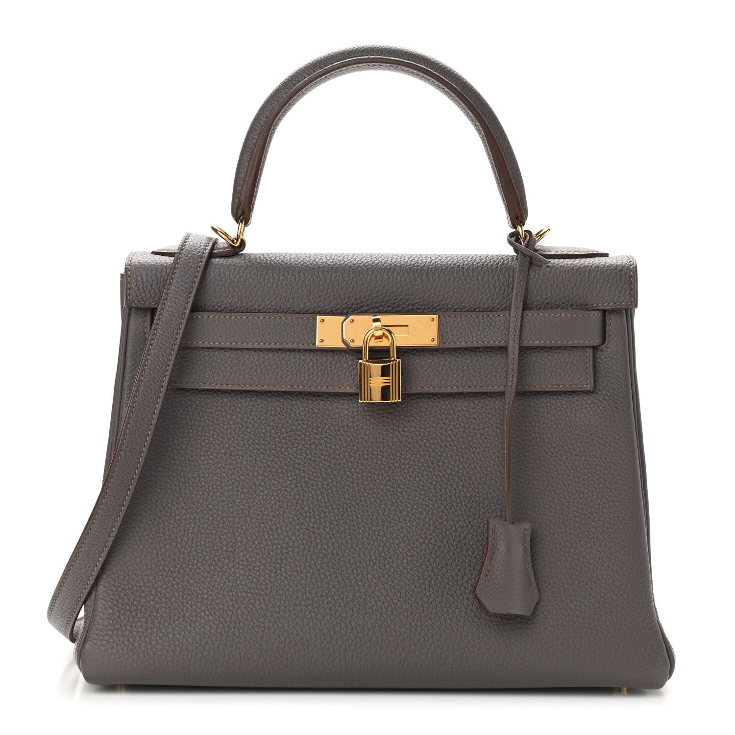 Hermes Togo Kelly Retourne 28 Etain 1 of 11