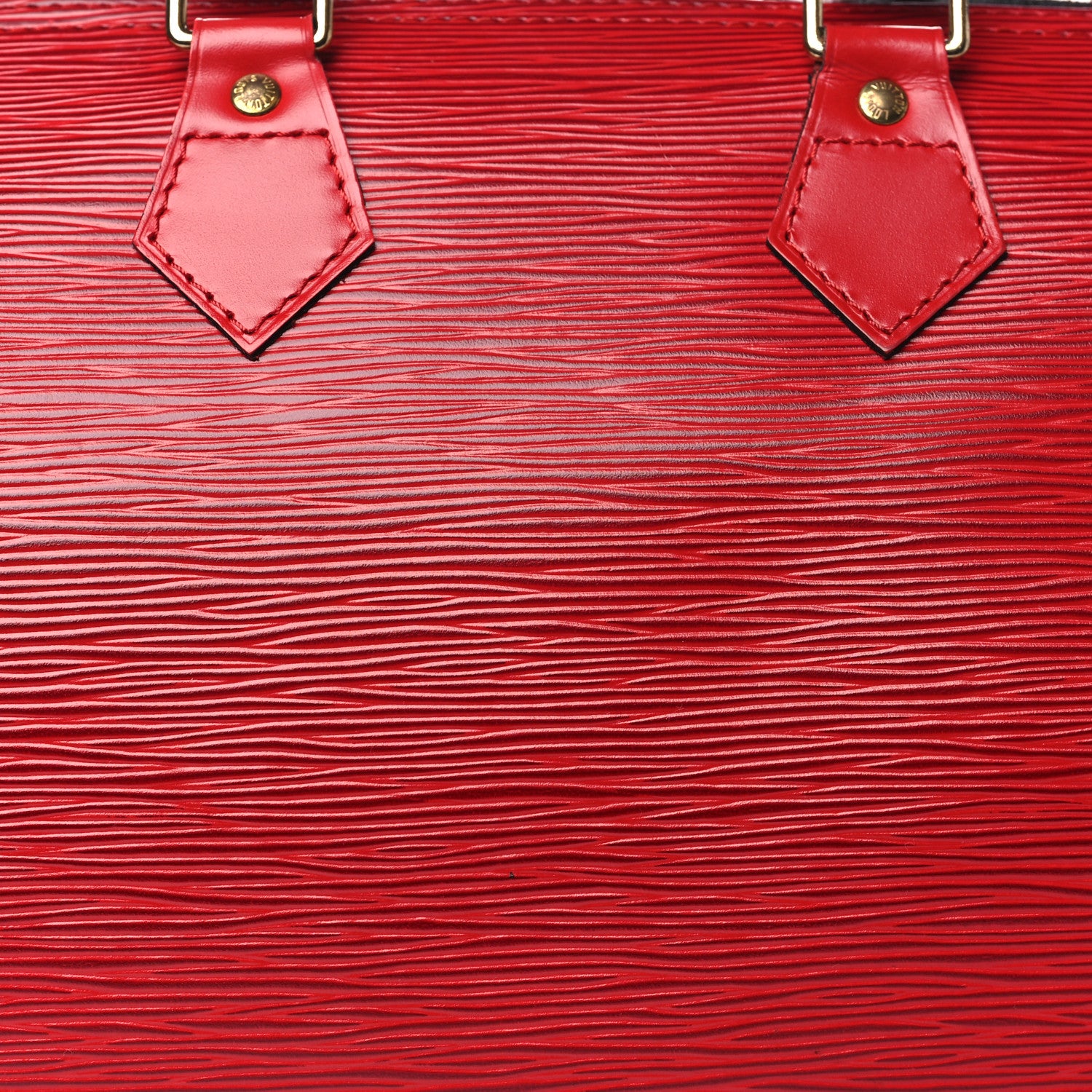Louis Vuitton Epi Speedy 25 Castillan Red 7 of 9