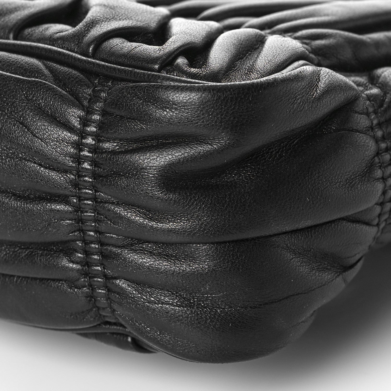 Prada Nappa Gaufre Re-Edition 2005 Shoulder Bag Black 9 of 11