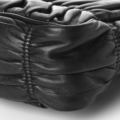Prada Nappa Gaufre Re-Edition 2005 Shoulder Bag Black 9 of 11