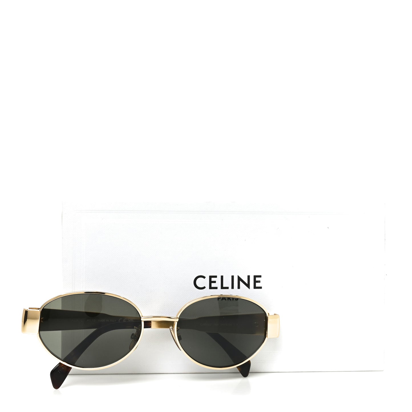Metal Triomphe 01 Sunglasses CL40235U Gold Green
