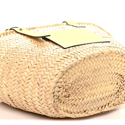 Loewe Raffia Medium Basket Tote Bag Natural Tan 8 of 9