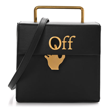 Off-White Calfskin Chunck Top Handle Bag Black 1 of 9