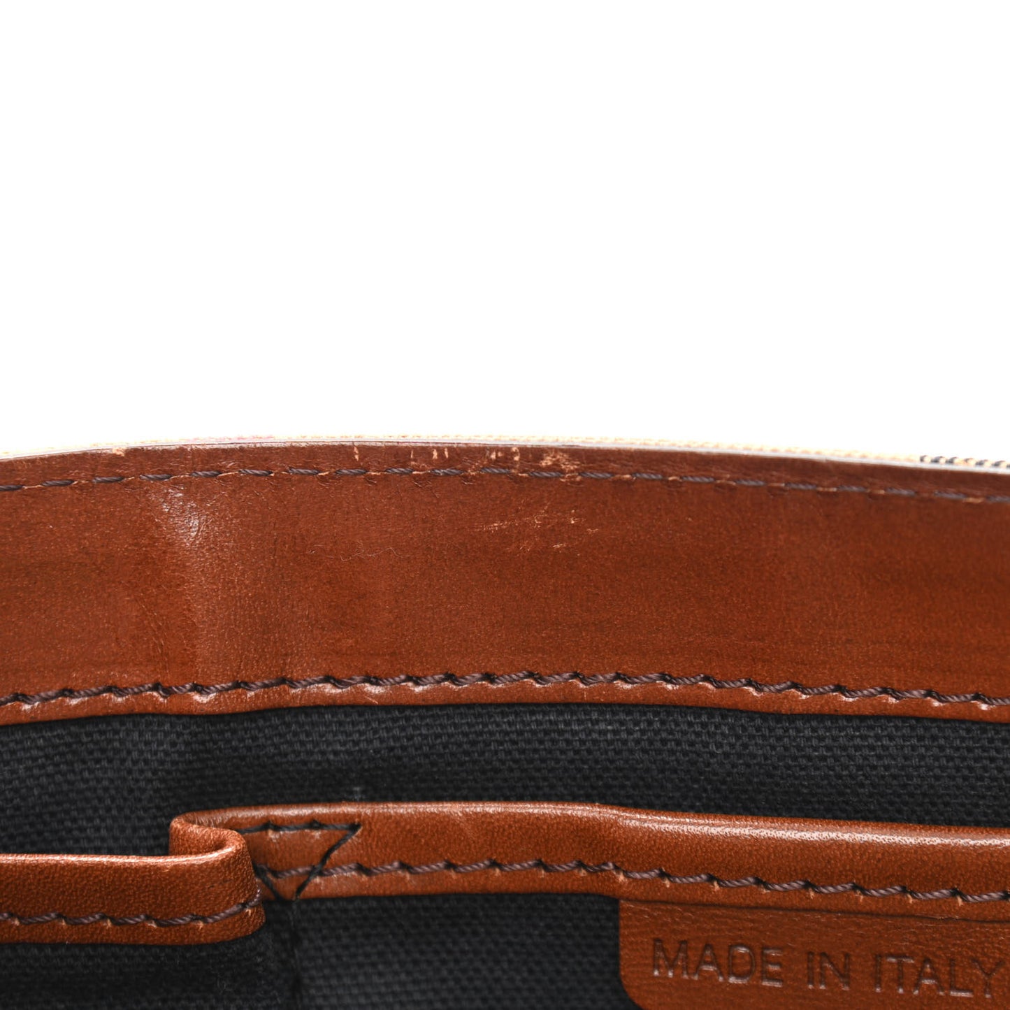 House Check Bridle Calfskin Small Abbott Crossbody Bag Tan