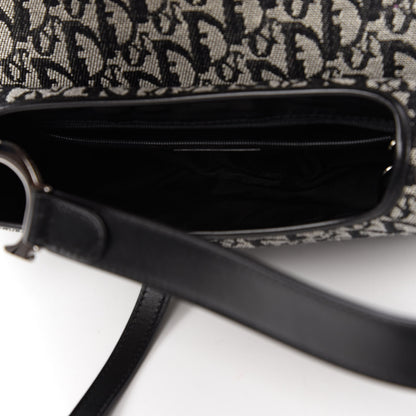 Christian Dior Monogram Double Saddle Bag Black 5 of 10