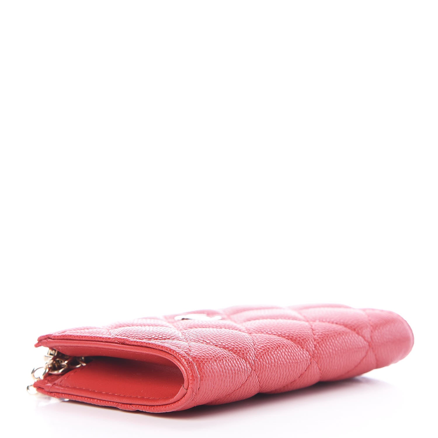Chanel Caviar Quilted Key Holder Case Red 4 of 8