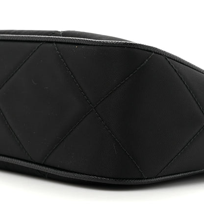 Prada Re-Nylon Saffiano Quilted Mini Re-Edition 1995 Chaine Shoulder Bag Black 8 of 9