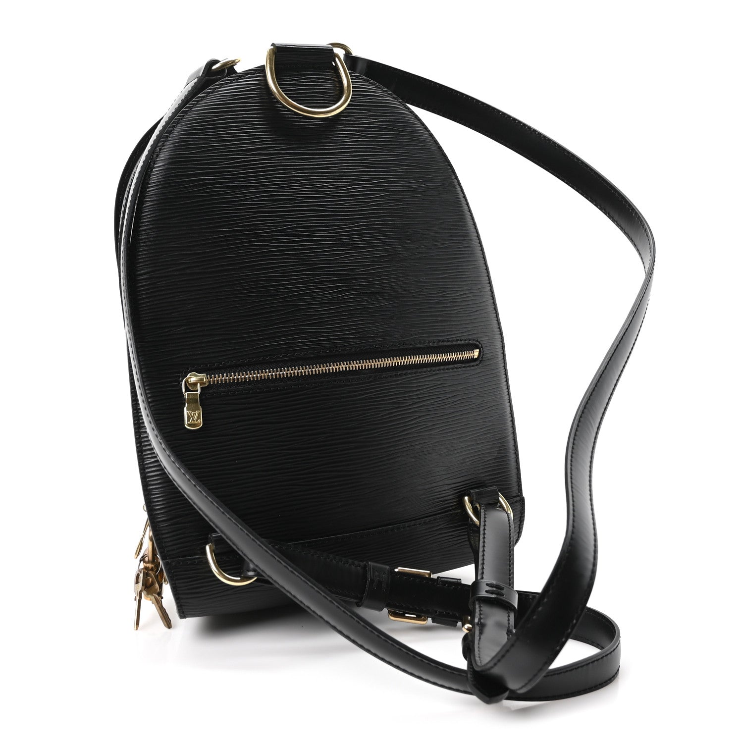 Louis Vuitton Epi Mabillon Backpack Black 2 of 8