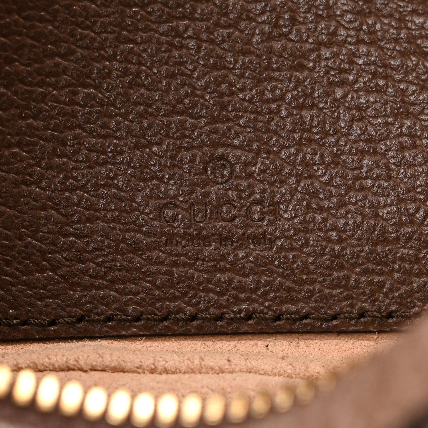 Gucci GG Supreme Monogram Textured Calfskin Web Mini Ophidia Half Moon Hobo Beige Ebony New Acero 6 of 11