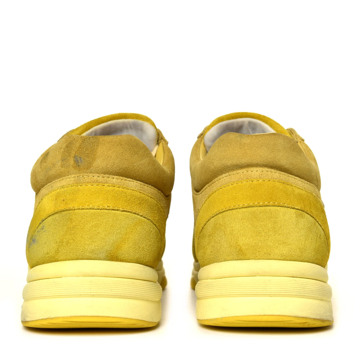 Suede Calfskin CC Sneakers 39.5 Yellow