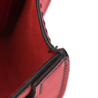 Christian Dior Ultra Matte Calfskin J'Adior Chain Flap Bag Red Black 9 of 10