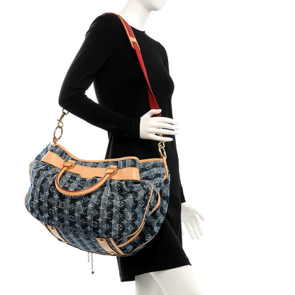 Louis Vuitton Denim Raye Cabas GM 3 of 8
