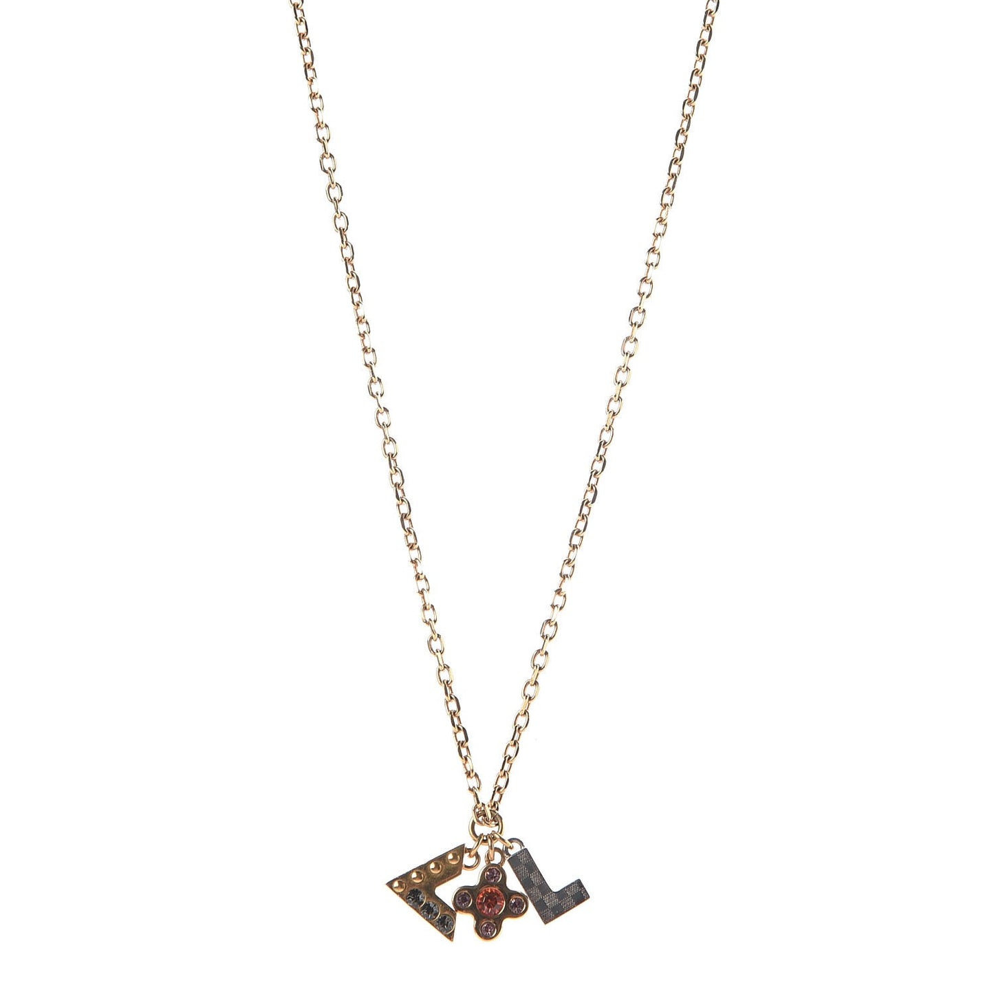 Love Letters Pendant Necklace Mutlicolor