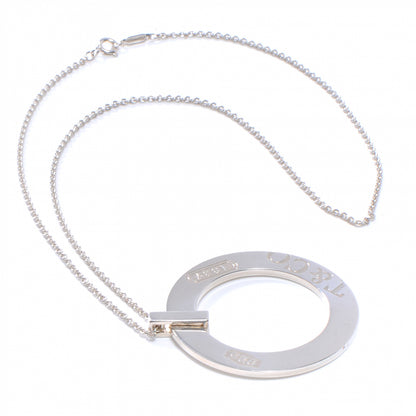 Tiffany Sterling Silver 1837 Circle Pendant Necklace 4 of 4