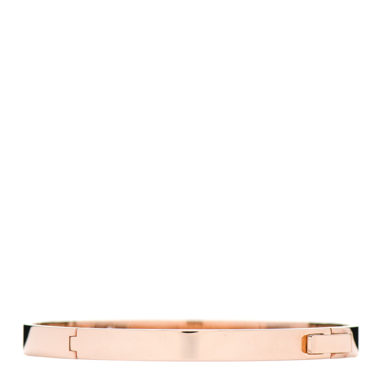 Hermes 18K Rose Gold Diamond PM H D'Ancre Bracelet ST 2 of 4