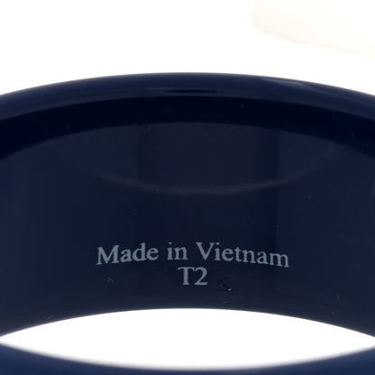 Hermes Lacquered Wood Boquin Bangle Bracelet T2 Marine 4 of 4