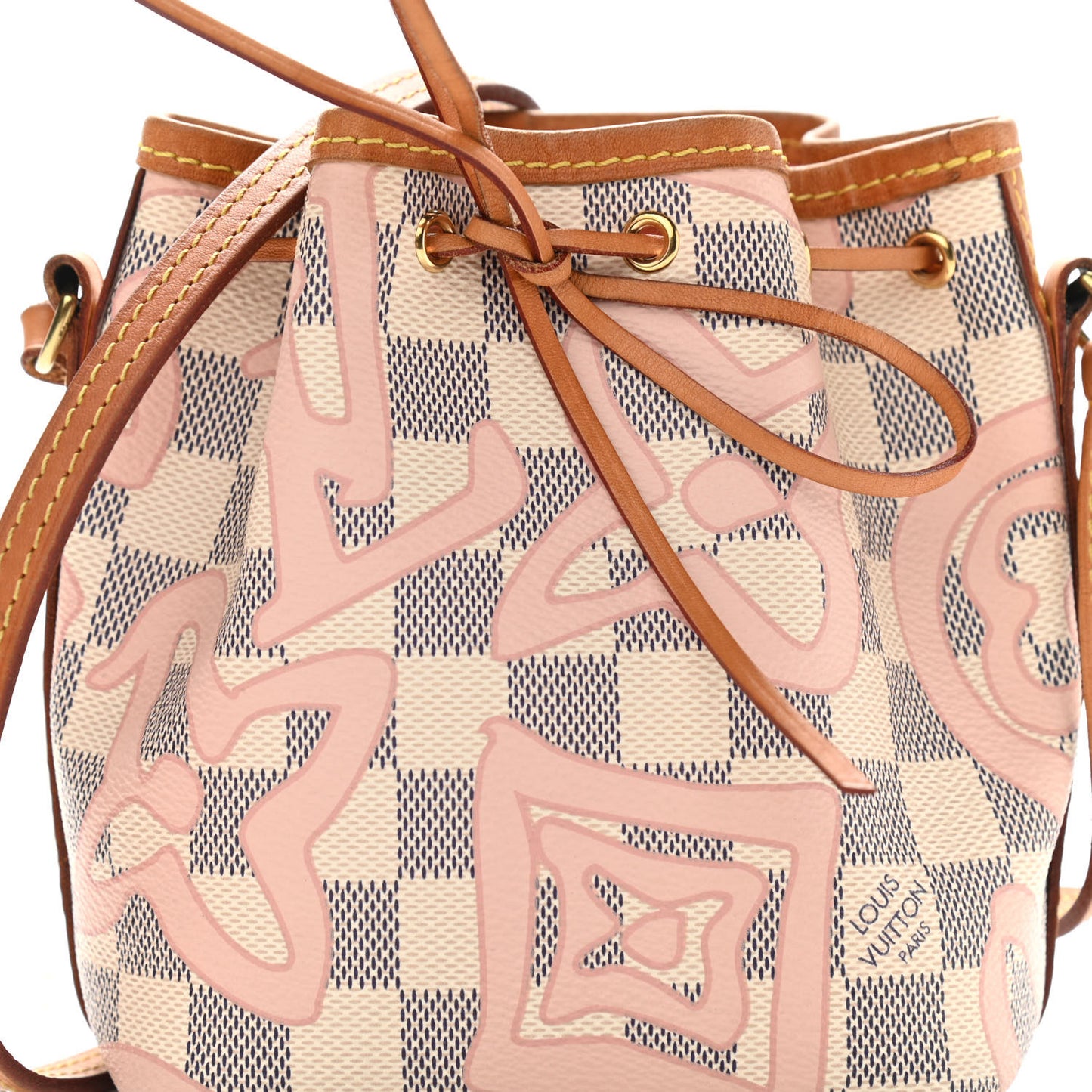 Damier Azur Tahitienne Nano Noe Rose Ballerine