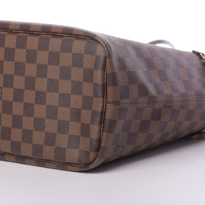 Louis Vuitton Damier Ebene Neo Neverfull MM Rose Ballerine 11 of 11