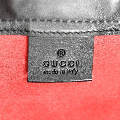 Gucci Calfskin Mens Logo Drawstring Backpack Red 6 of 10