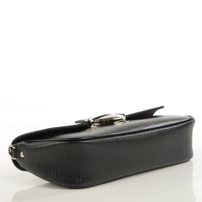 Louis Vuitton Epi Montaigne Clutch Black 4 of 7