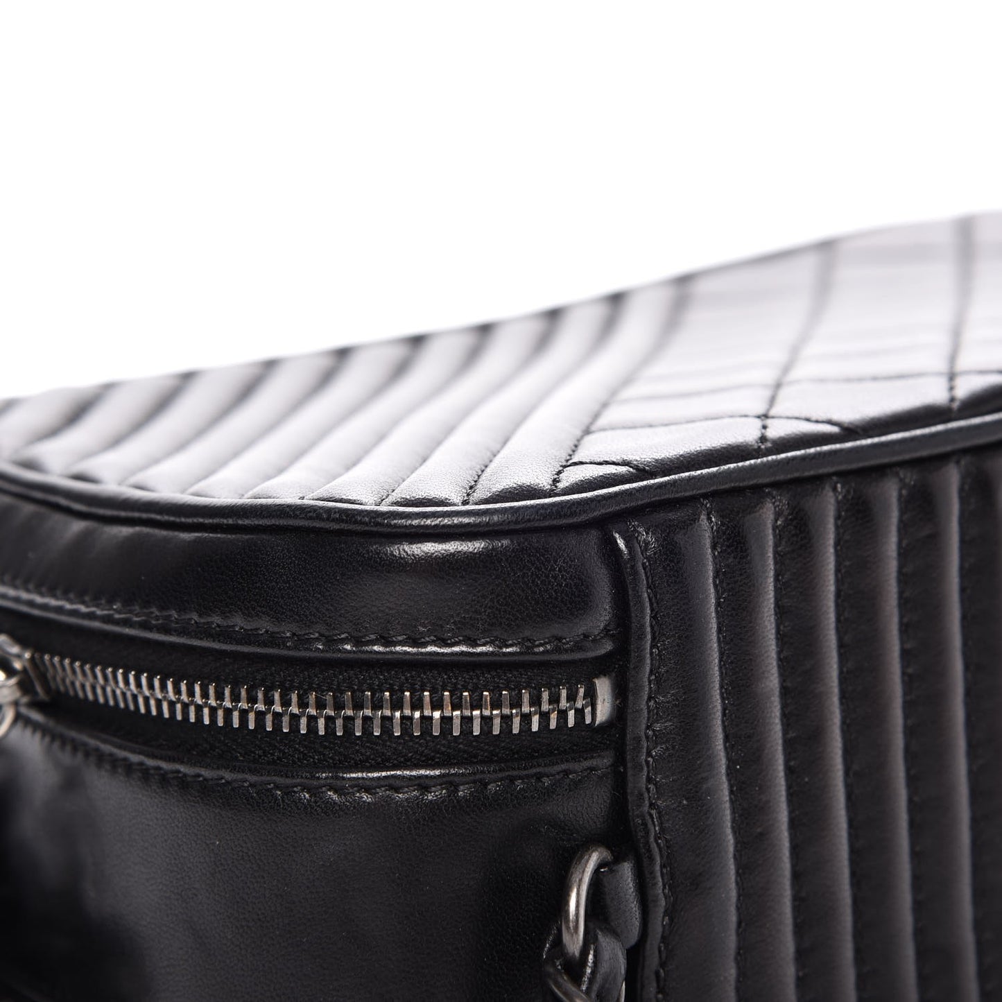 Lambskin Small Coco Boy Camera Case Black