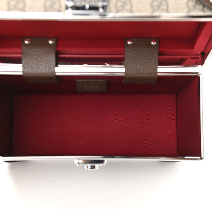 Gucci GG Supreme Monogram Globe-Trotter Beauty Case Brown 7 of 9