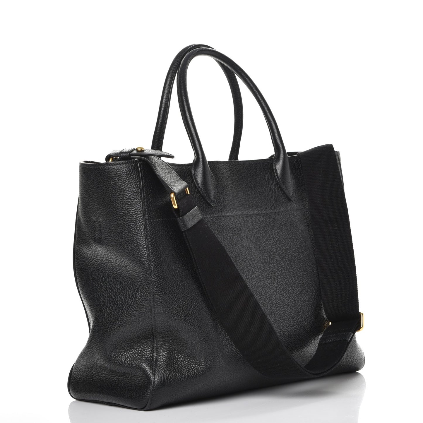 Vitello Daino Tote Nero Black